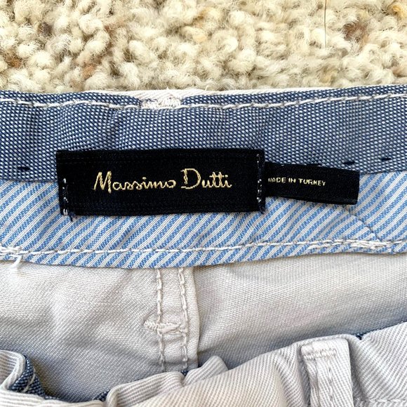 Massimo Dutti Skinny Cream Pants Small - Picture 3 of 7